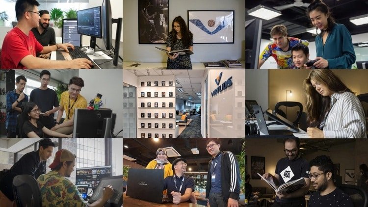 Virtuos staff collage